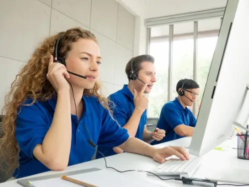 Equipe de atendimento da Desentupidora Ative